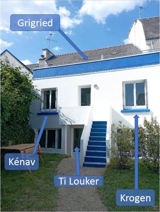 Le Kenav - Studio A 300 M Du Port Locmiquelic Exterior foto